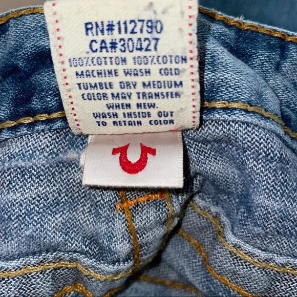 True religion wide leg jean 28 - Picture 8 of 11